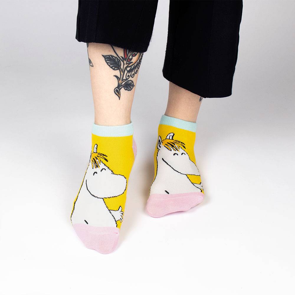 Snorkmaiden Ankle Socks Yellow 36-42 - Nordicbuddies