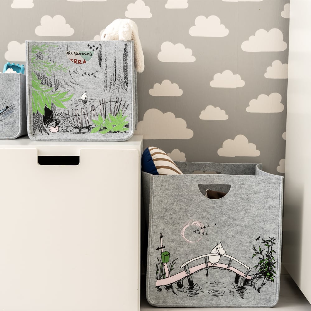Moomin Originals In The Wild Storage Basket - Muurla