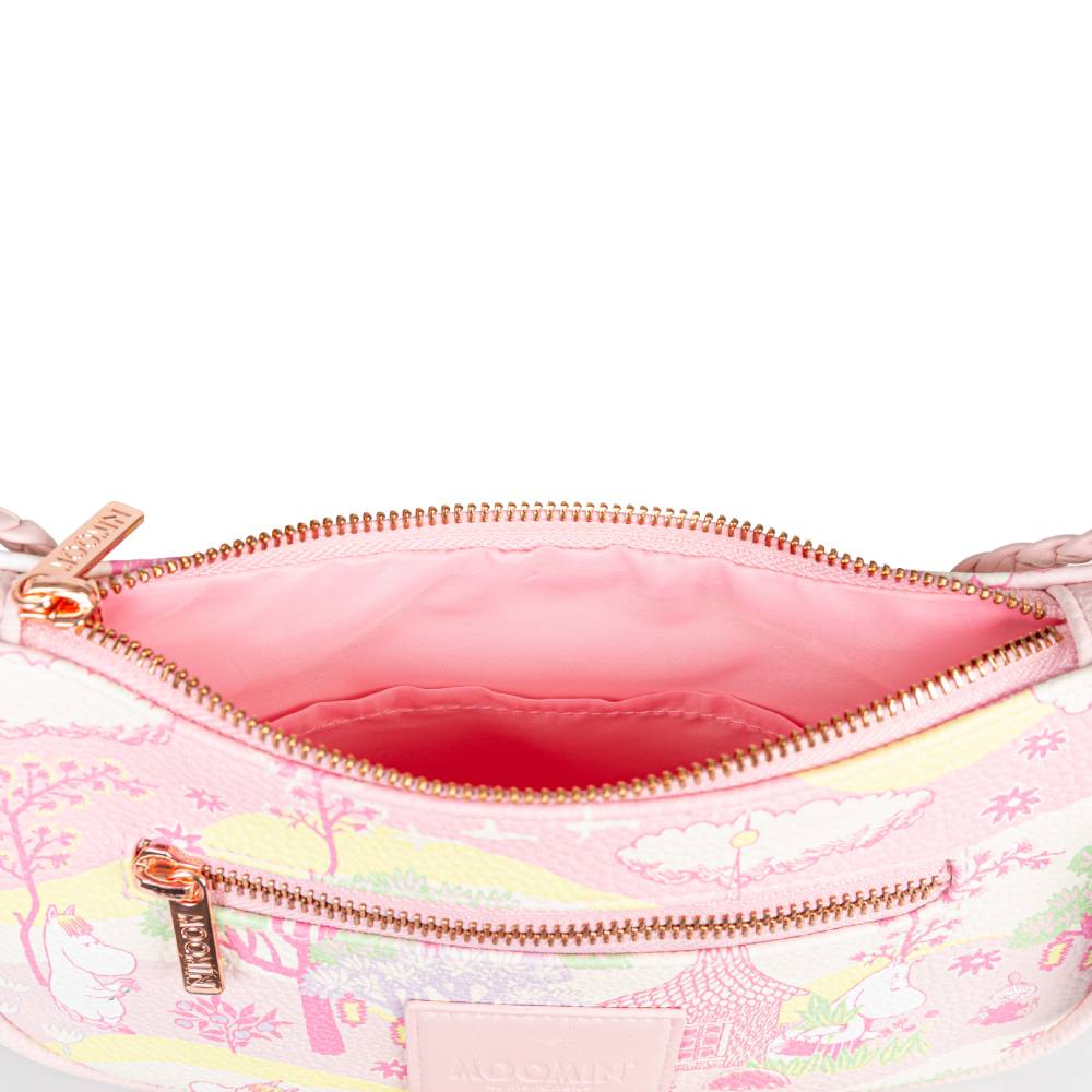 Sac à Bandoulière Moomin Cloud Castle Rose - Martinex