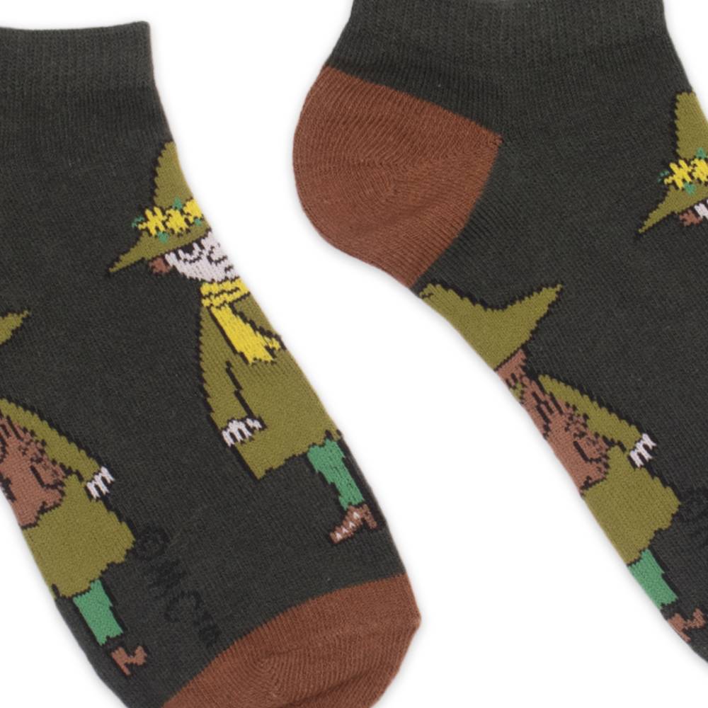 Snufkin Ankle Socks Green 40-45 - Nordicbuddies