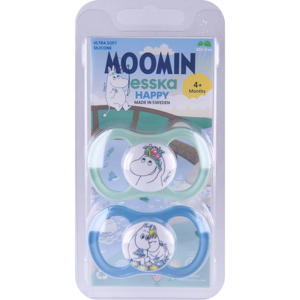Ensemble de 2 sucettes Moomintroll &amp; Snorkmaiden - Esska