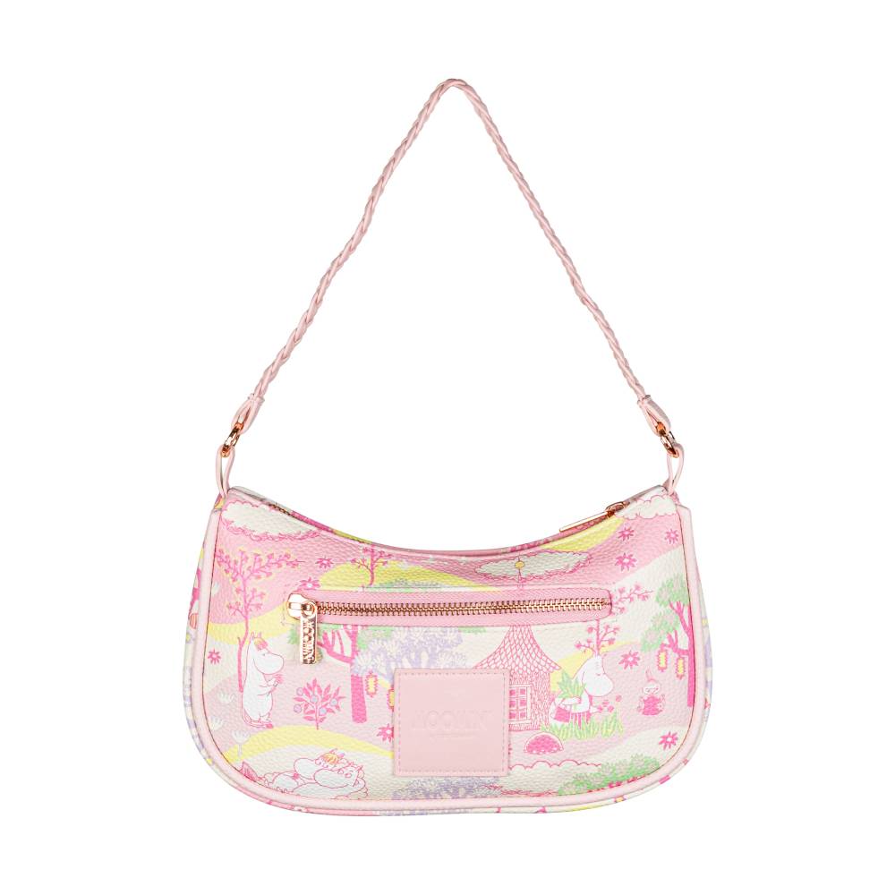 Sac à Bandoulière Moomin Cloud Castle Rose - Martinex