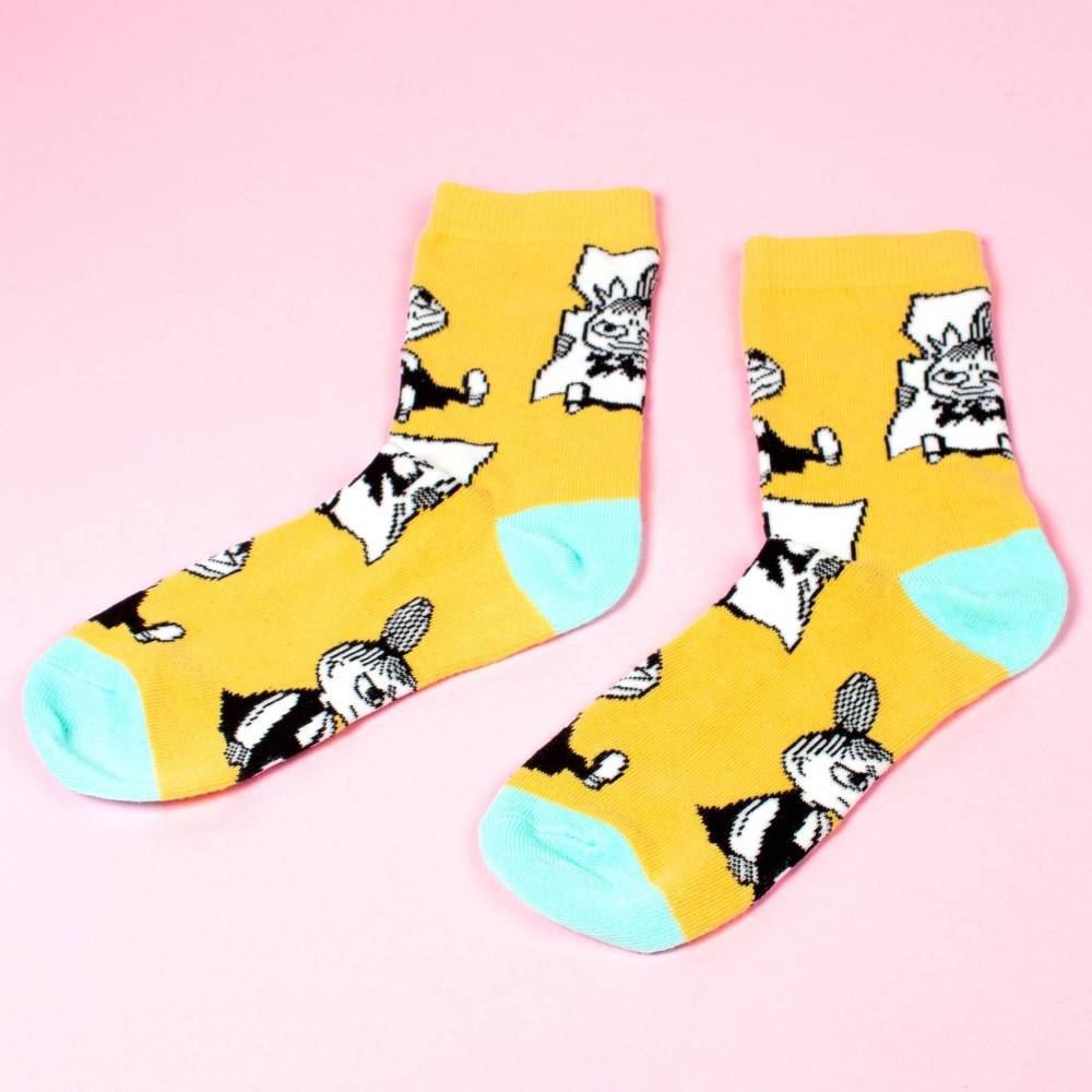 Little My Trickster Socks Yellow 36-42 - Nordicbuddies