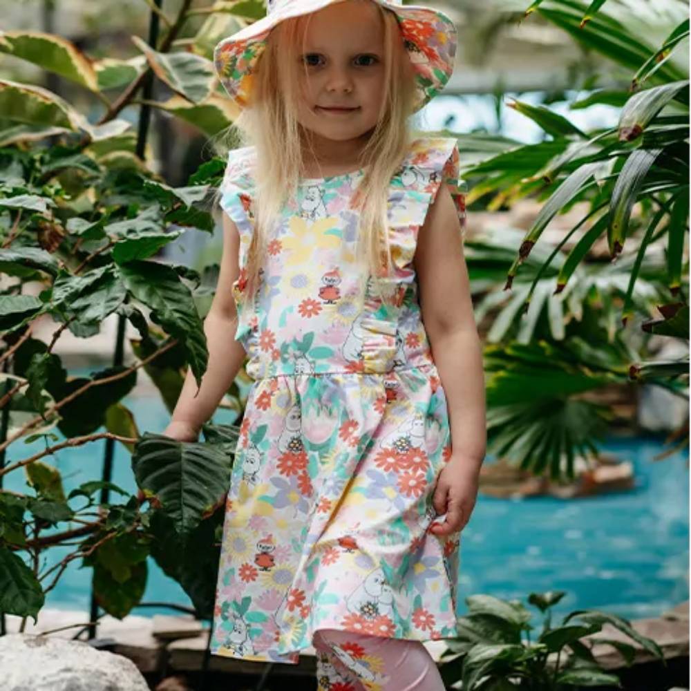 Moomin Summerly Dress White - Martinex