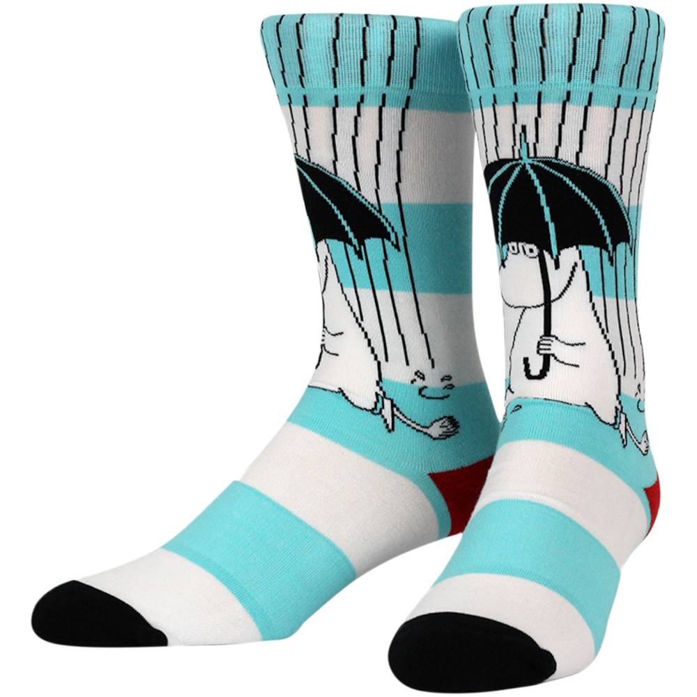 Moomin Light Blue Socks Raining - NVRLND
