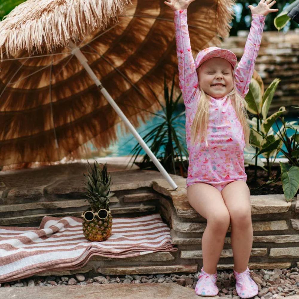 Moomin Riverside Swimsuit Pink - Martinex