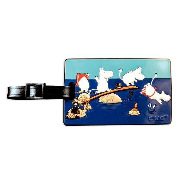 Moomin Family Swimming Luggage Tag - TMF-Trade