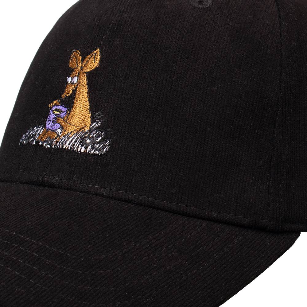 Sniff Corduroy Cap Adult Black - Nordicbuddies