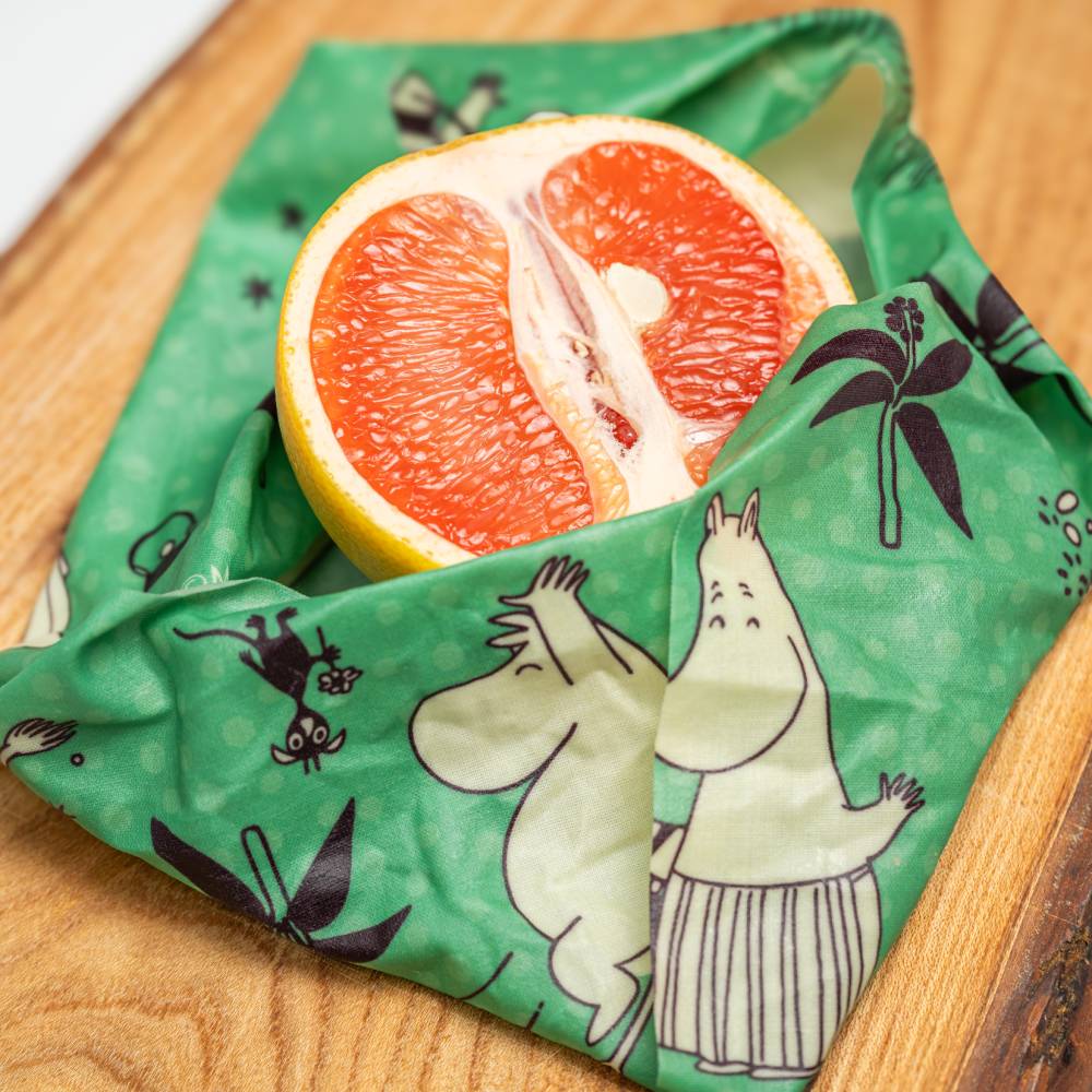 Moomintroll Bees Wax Wrap Tending The Earth 3-pack - Gustaf &amp; Linnea