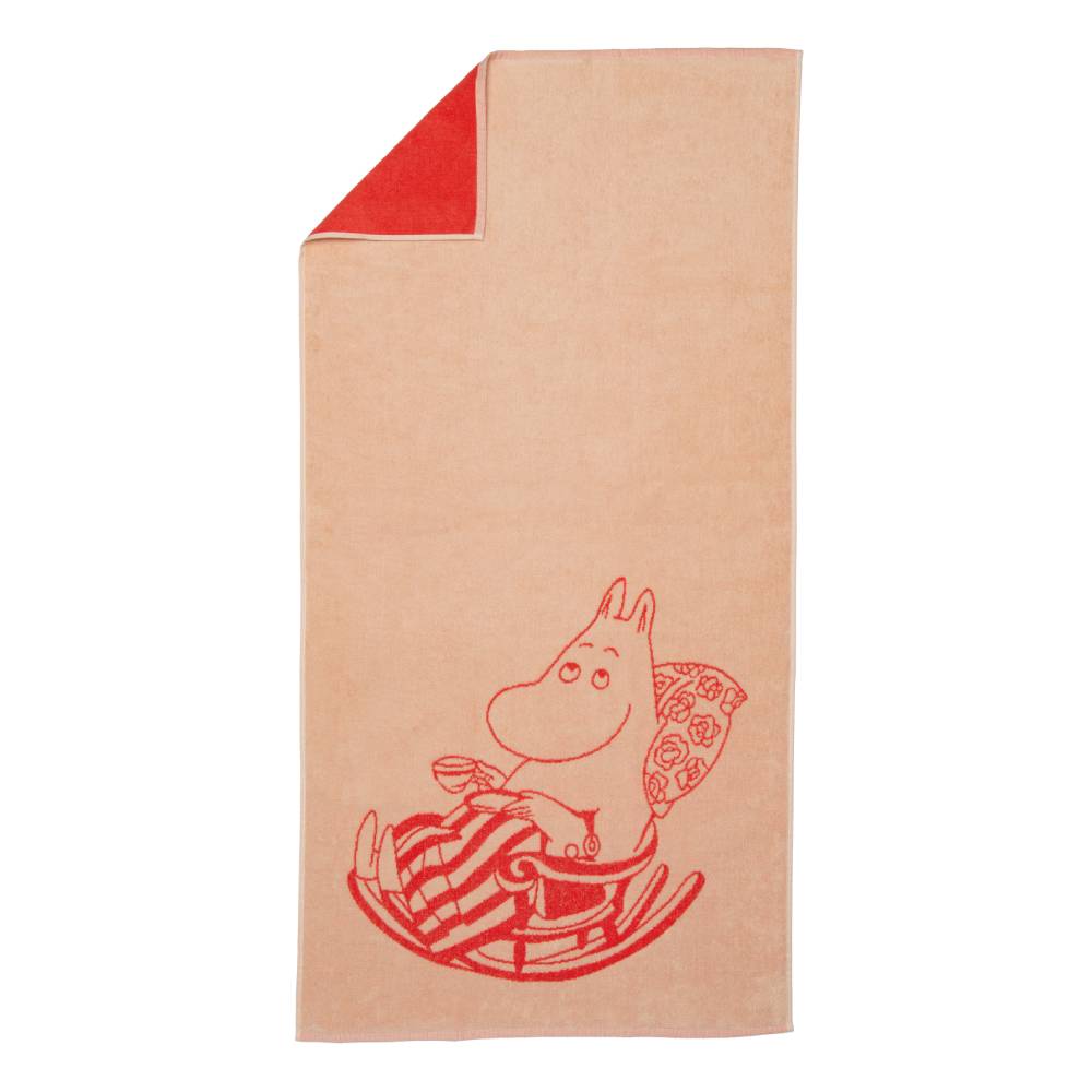 Moominmamma Bath Towel 70 x 140cm Peach - Moomin Arabia