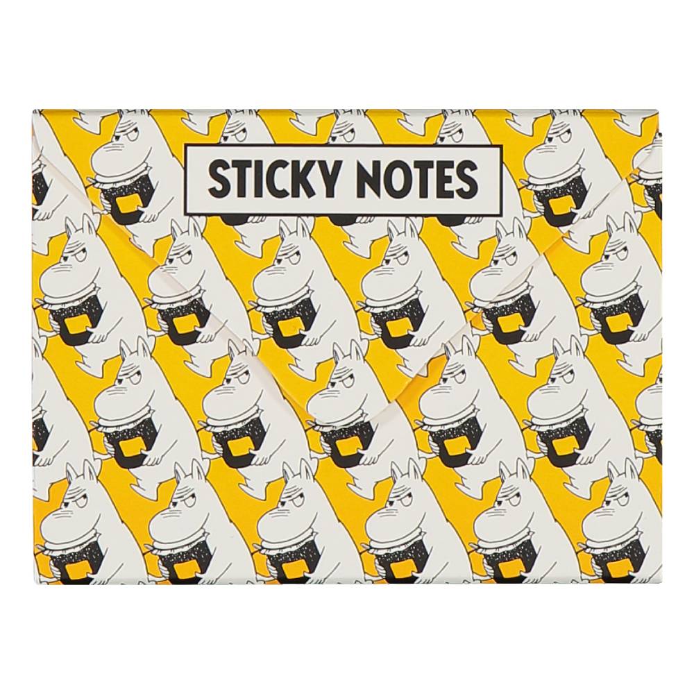 Moomin Pop Art Sticky Notes Yellow - Anglo-Nordic