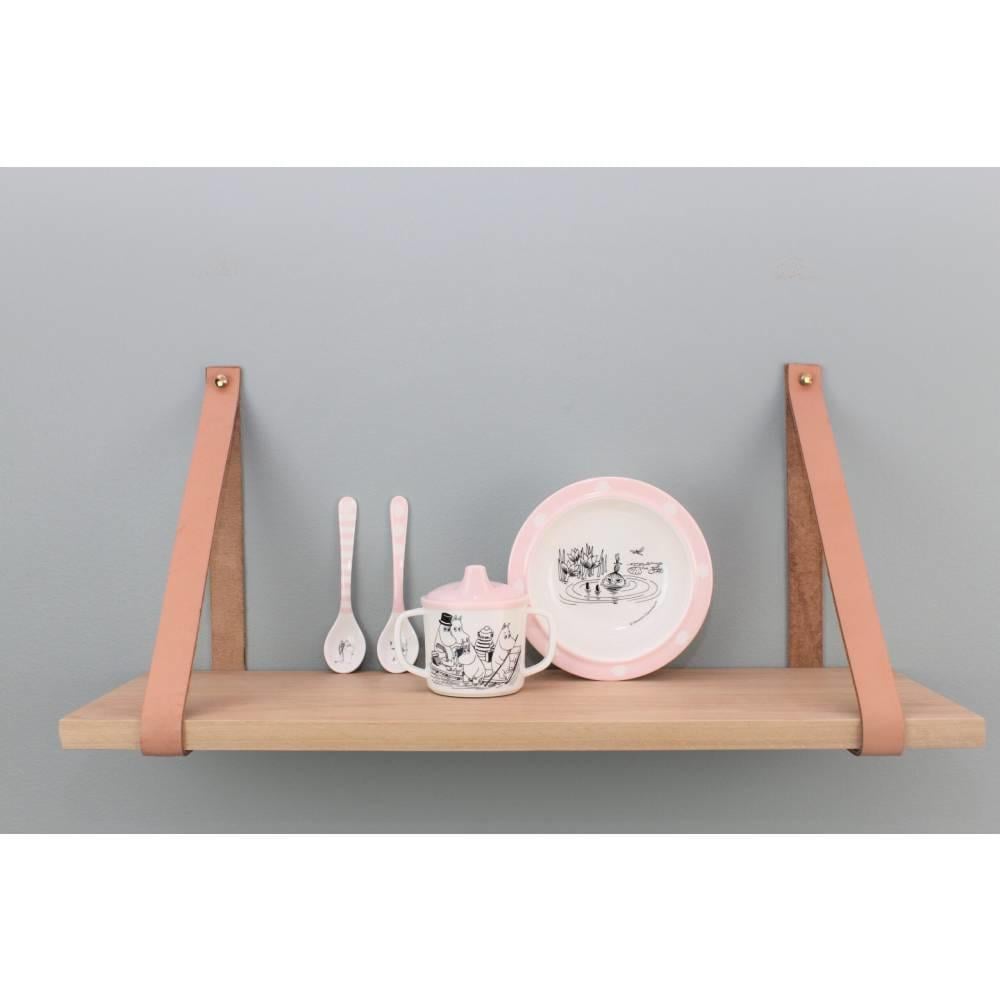 Moomin 2-pack Cutlery Rose - Rätt Start