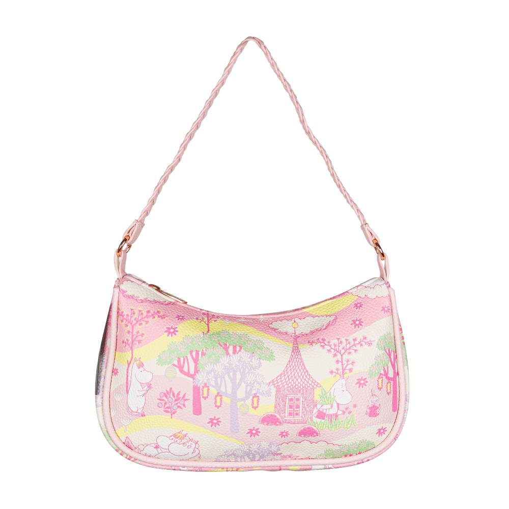 Sac à Bandoulière Moomin Cloud Castle Rose - Martinex