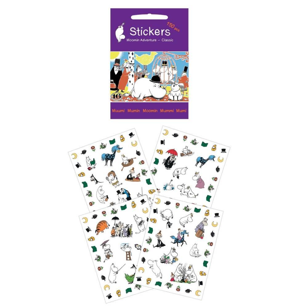 Moomin Adventure Stickers Set - Barbo Toys Moomin Shop Maroc