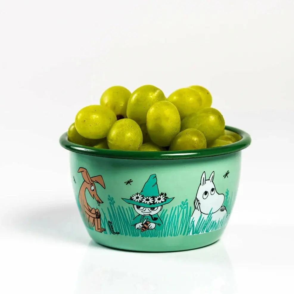 Moomin Boys Enamel Bowl 3 dl - Muurla Moomin Shop Maroc