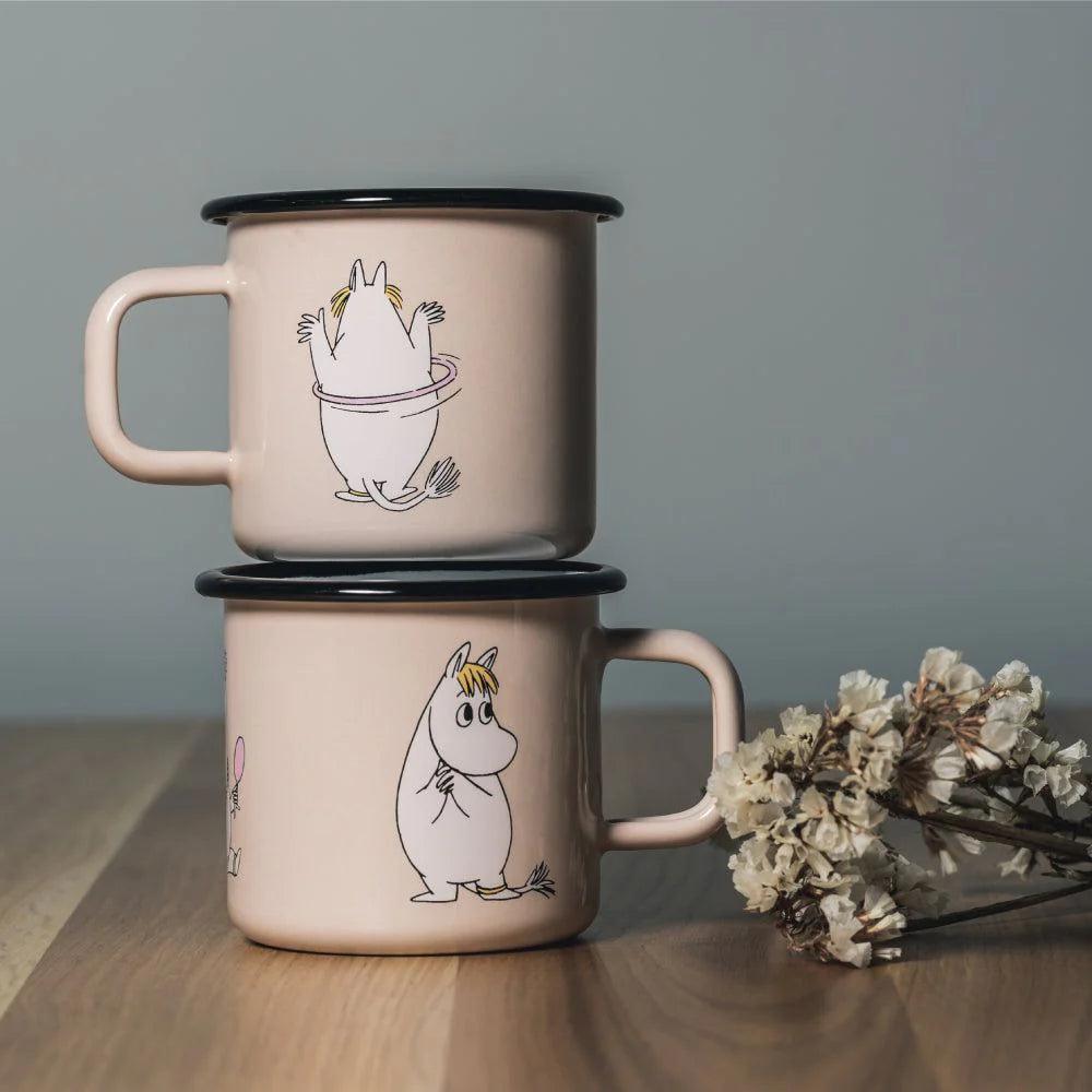 Moomin Enamel Mug 3,7 dl Snorkmaiden Retro - Muurla Moomin Shop Maroc