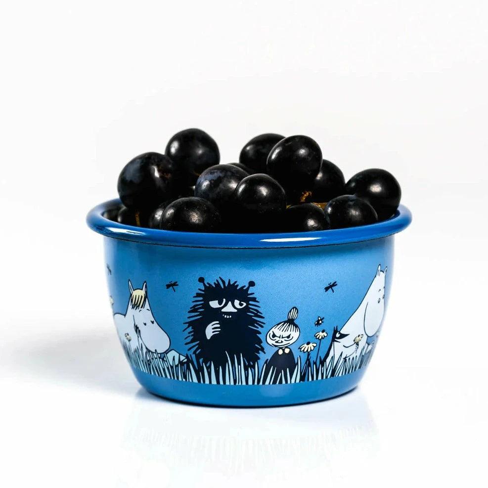 Moomin Friends Enamel Bowl 3 dl - Muurla Moomin Shop Maroc