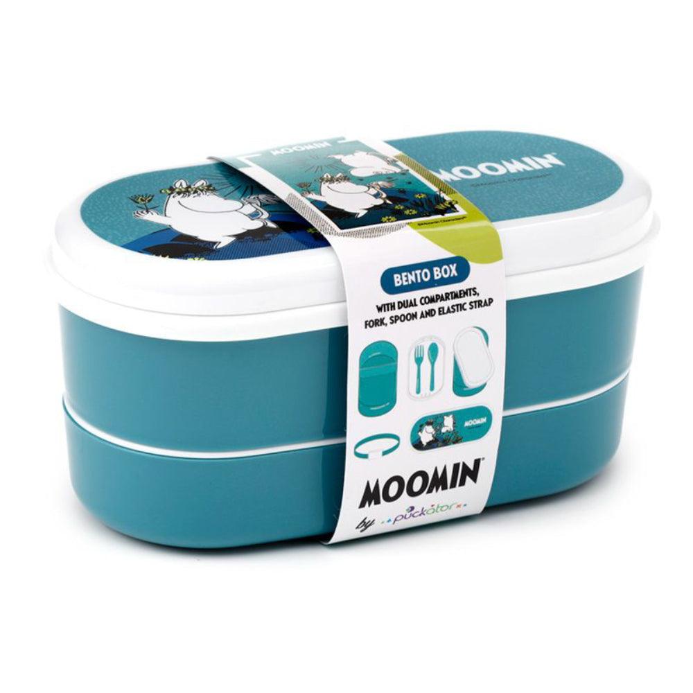 Moomin Stacked Lunch Box with Cutlery - Puckator Moomin Shop Maroc