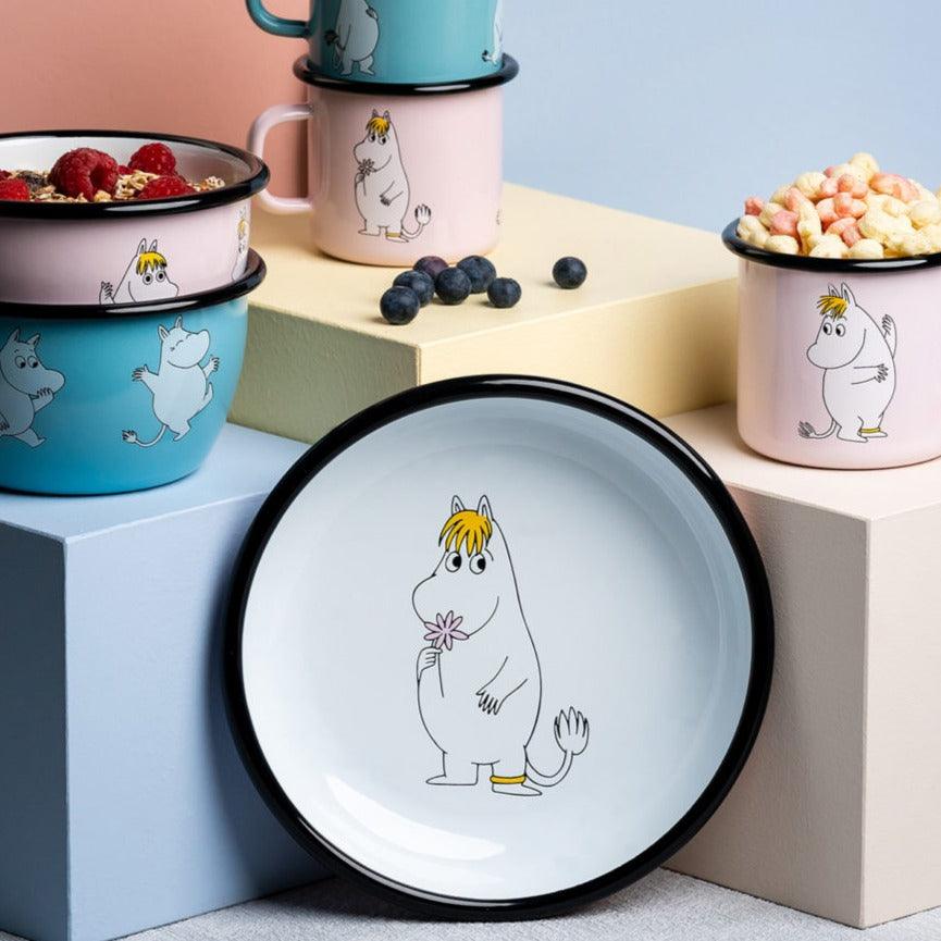 Moomintroll Plate 18 cm - Muurla Moomin Shop Maroc