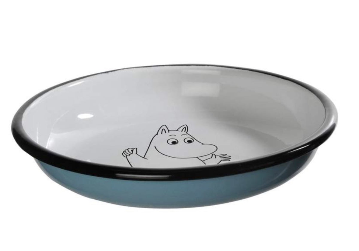 Moomintroll Plate 18 cm - Muurla