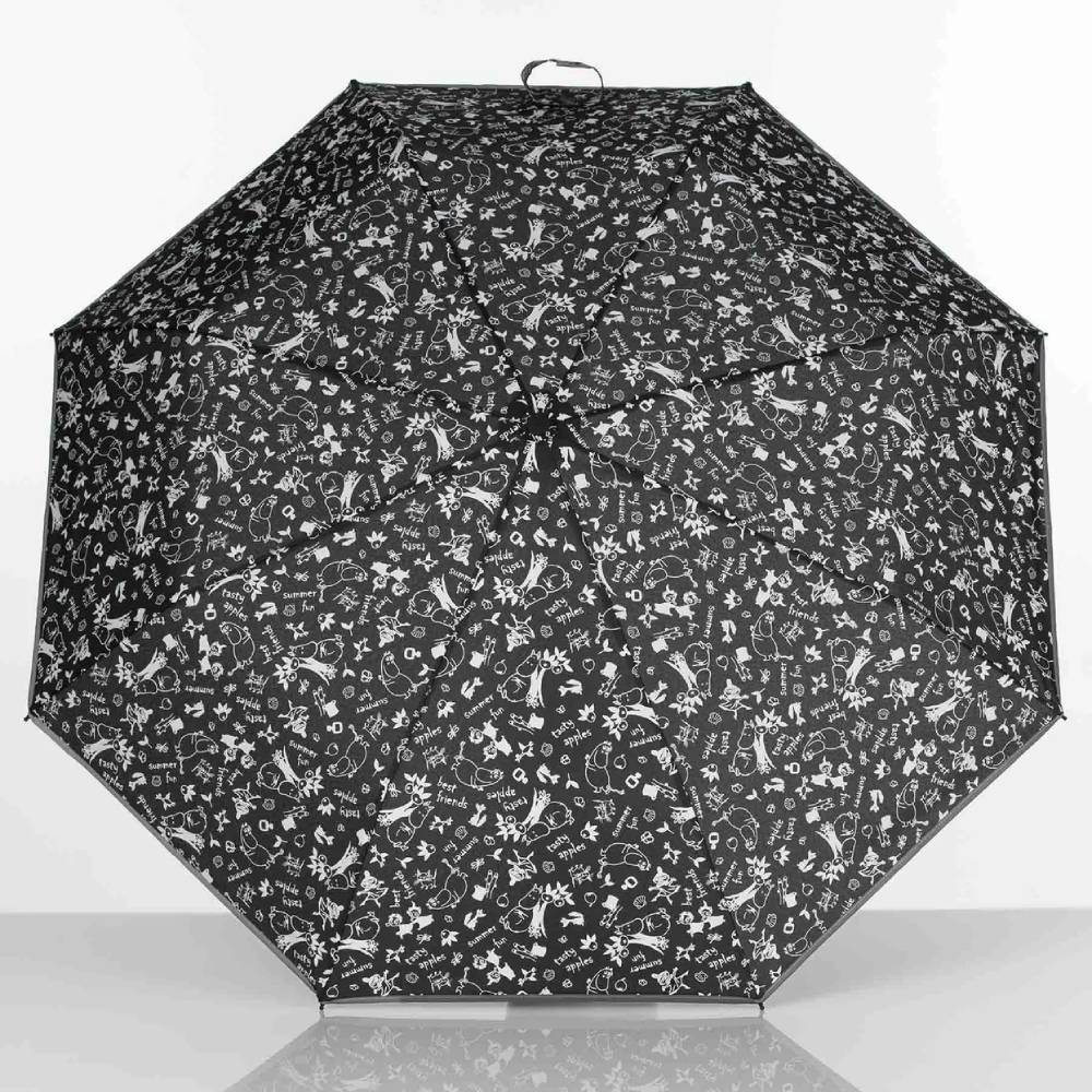 Parapluie Manuel Moomin In The Garden Noir - Lasessor