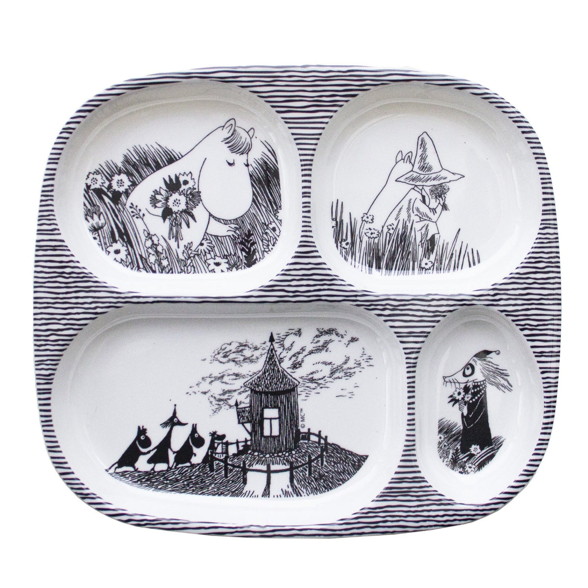 Moomin Tray Plate Graphic Collection - Rätt Start