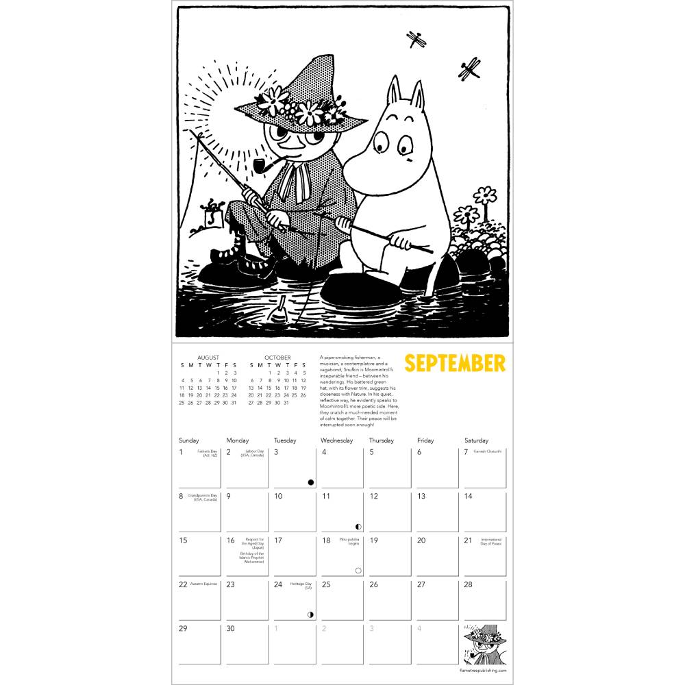 Mini Wall Calendar Comic Strip 2024 - Flame Tree