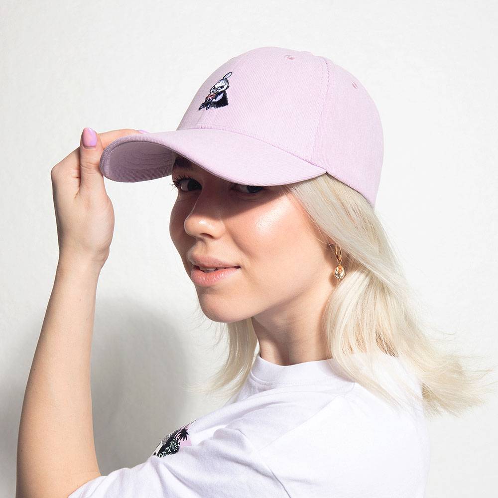 Little My Corduroy Cap Adult Pink - Nordicbuddies