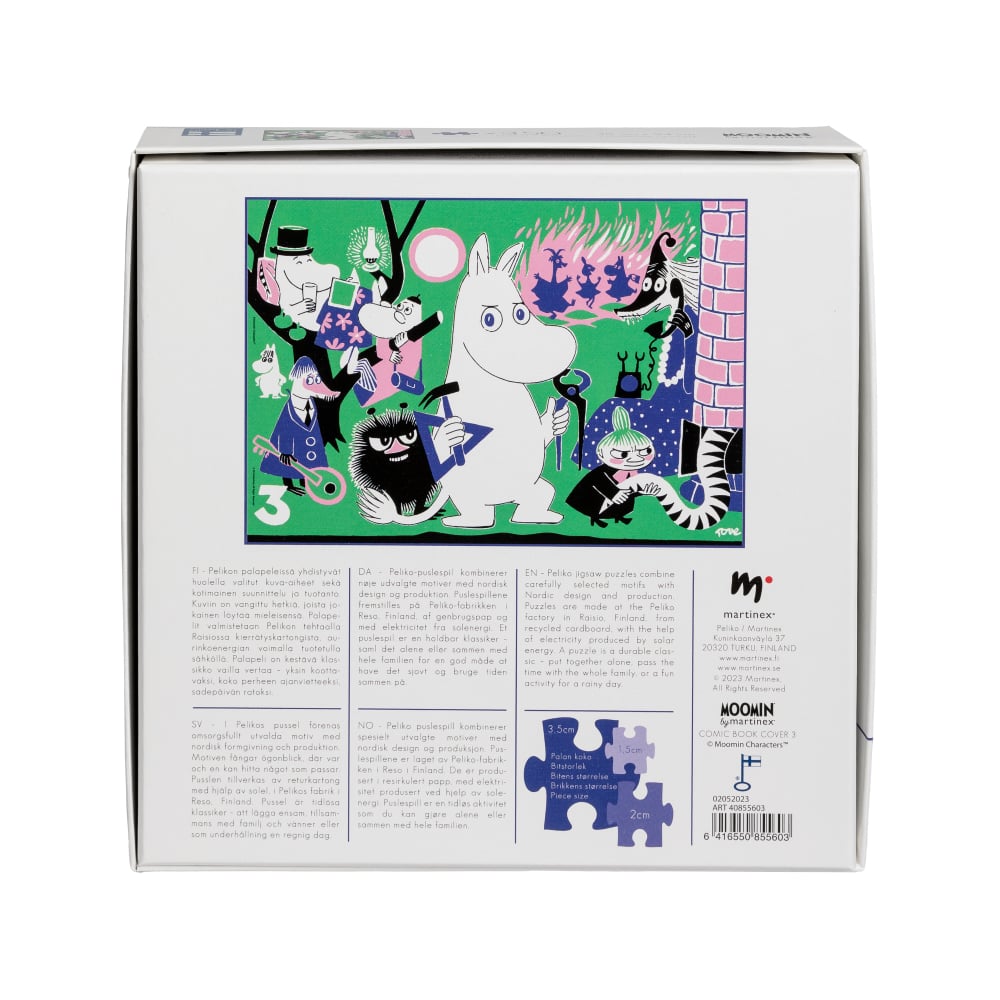 Moomin Comic Book Cover 3 Puzzle 350 pcs - Martinex