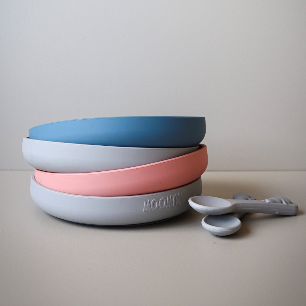 Cuillère en silicone Moominpappa Gris – Rätt Start