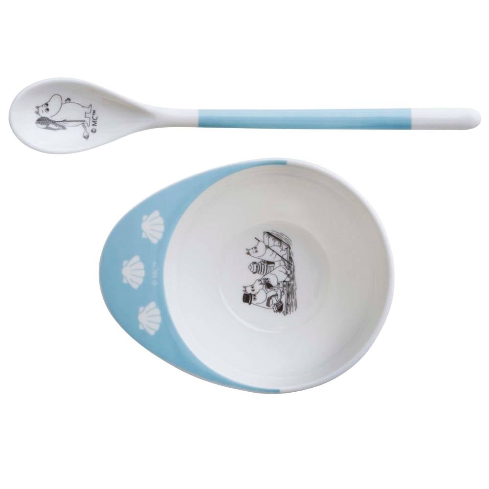 Moomin Feeding Set Blue- Rätt Start