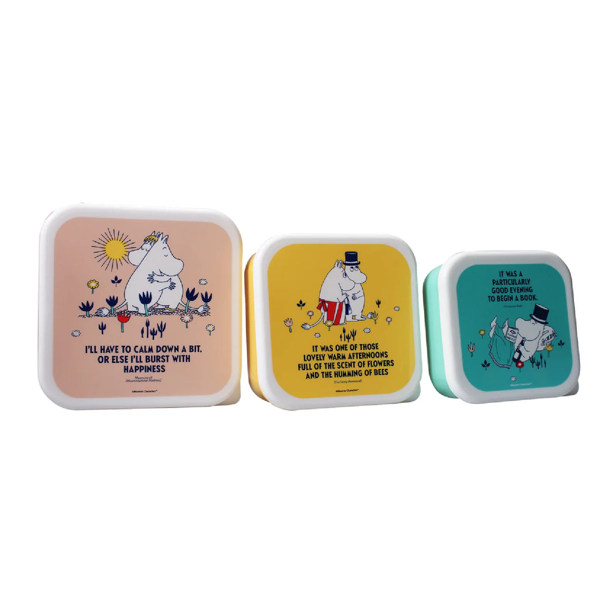 Moomin Snack Boxes Set of 3 - Half Moon Bay