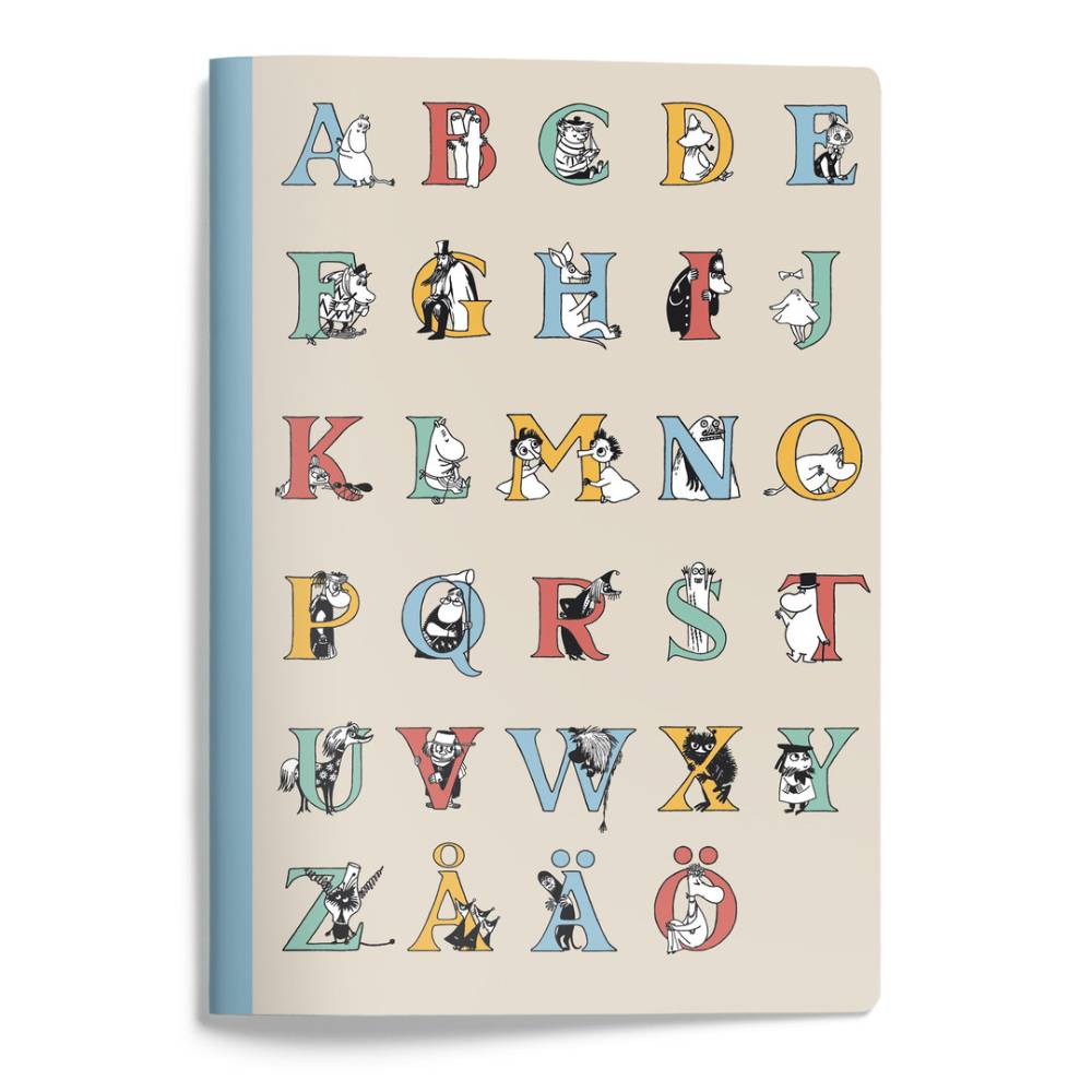 Moomin Notebook A5 Alphabet - Putinki