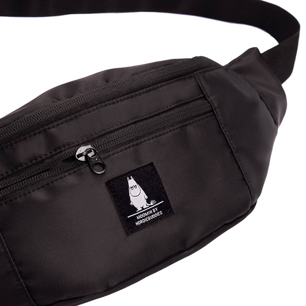 Sac banane Moomintroll Noir - Nordicbuddies