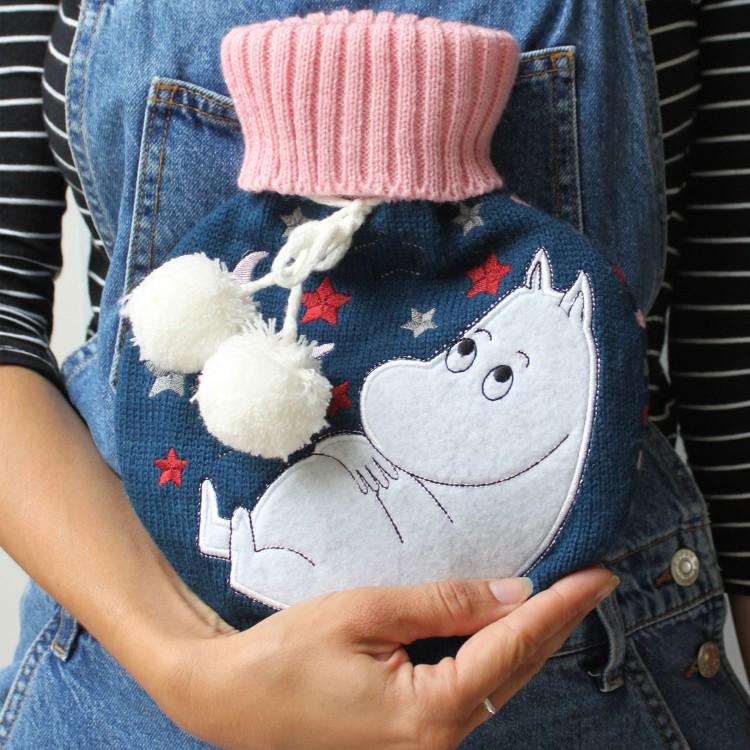 Moomin Moon Hot Water Bottle