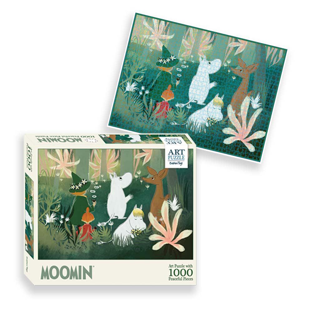 Moomin 1000 Pieces Art Puzzle Enchanted Forest - Barbo Toys Moomin Shop Maroc