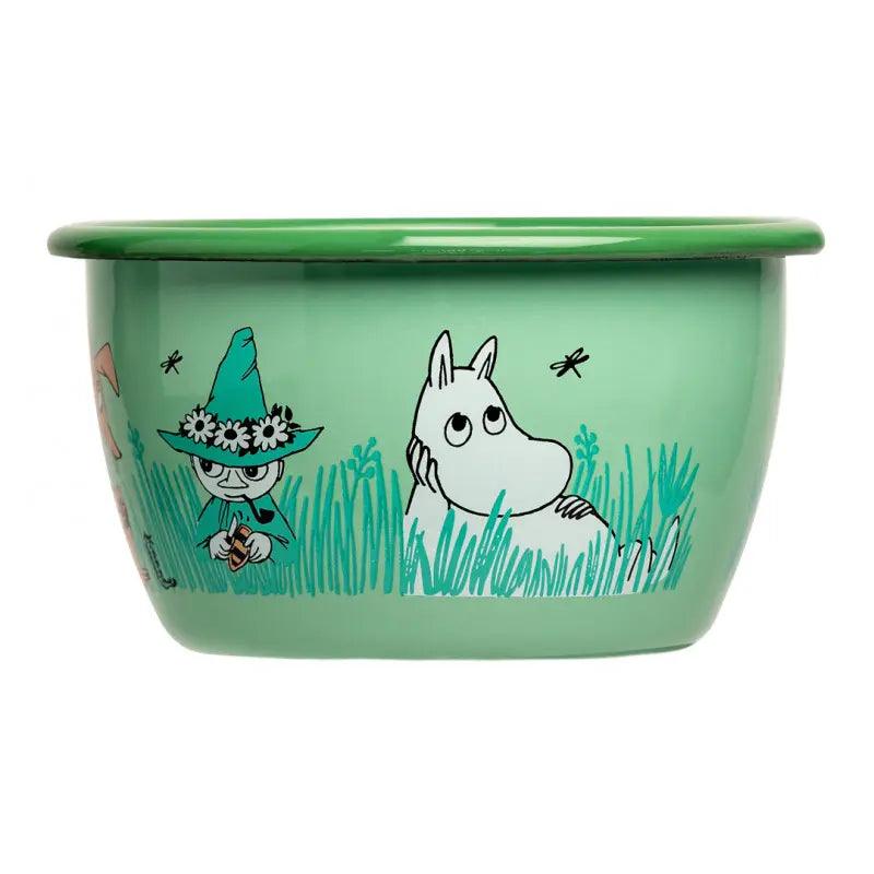 Moomin Boys Enamel Bowl 3 dl - Muurla Moomin Shop Maroc