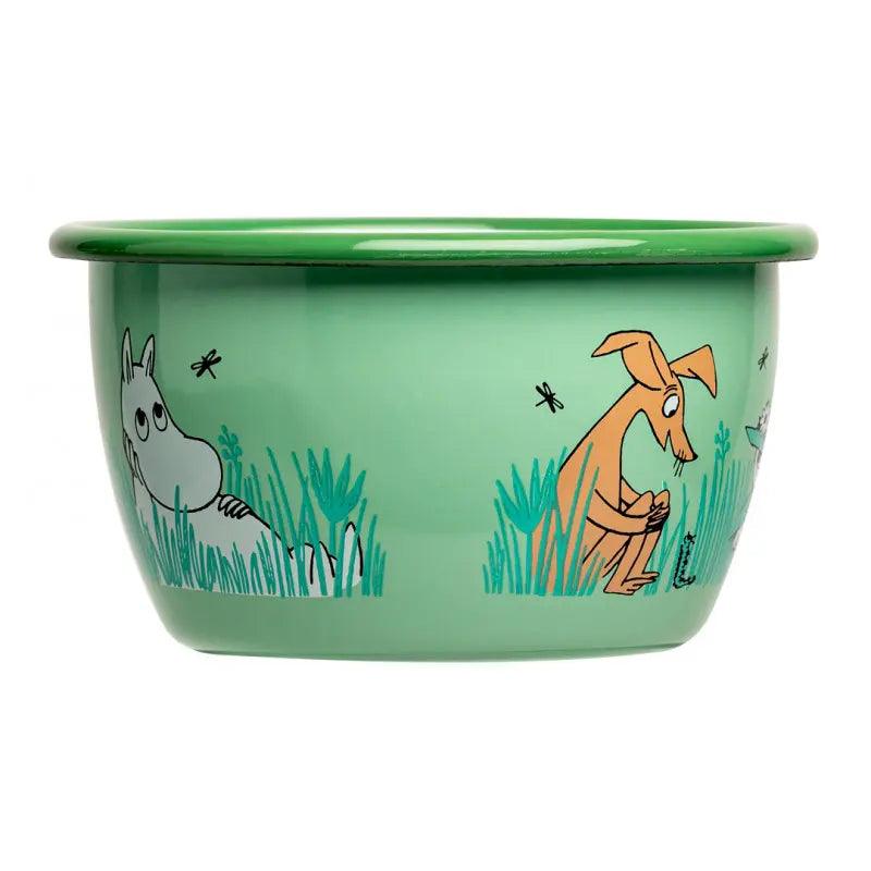 Moomin Boys Enamel Bowl 3 dl - Muurla Moomin Shop Maroc