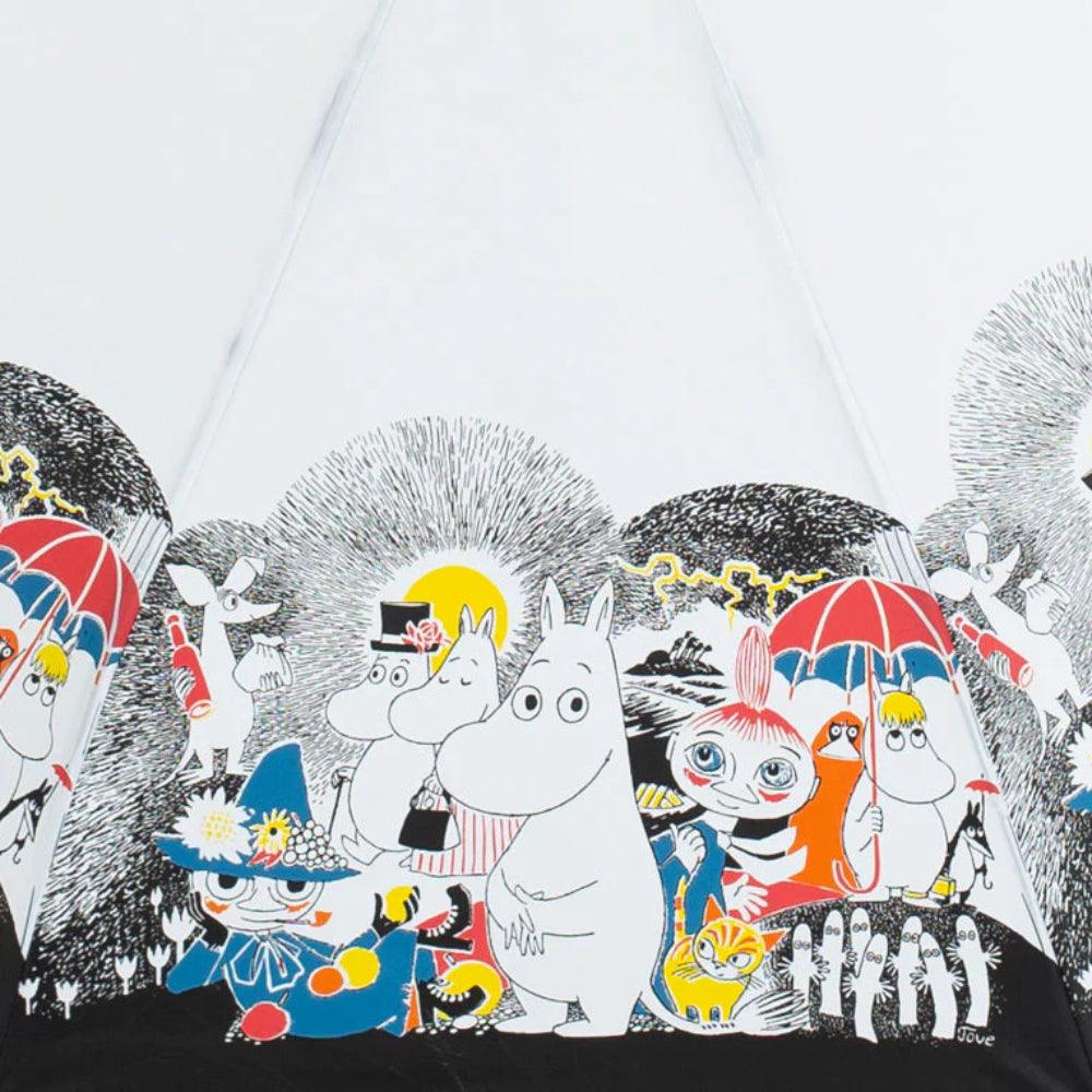 Moomin Comic 1 Manual Umbrella White - Lasessor Moomin Shop Maroc