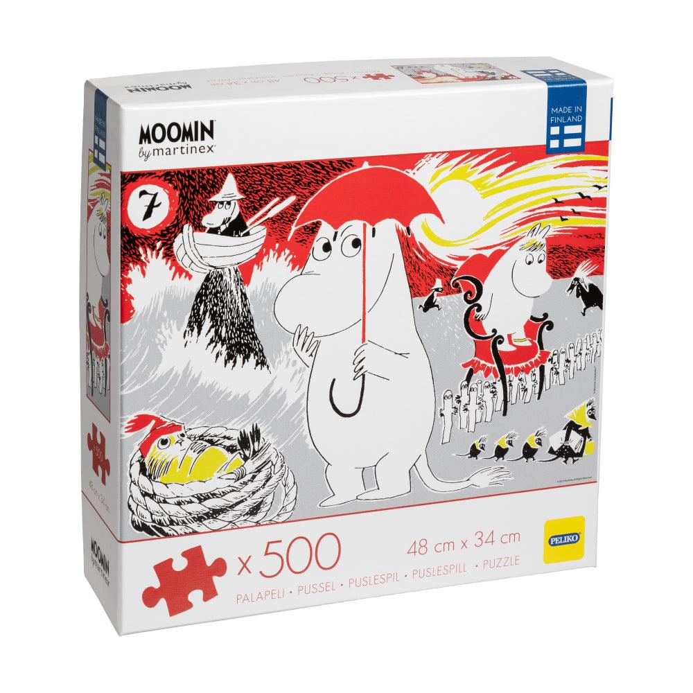 a puzzle box with a picture of moomin on it