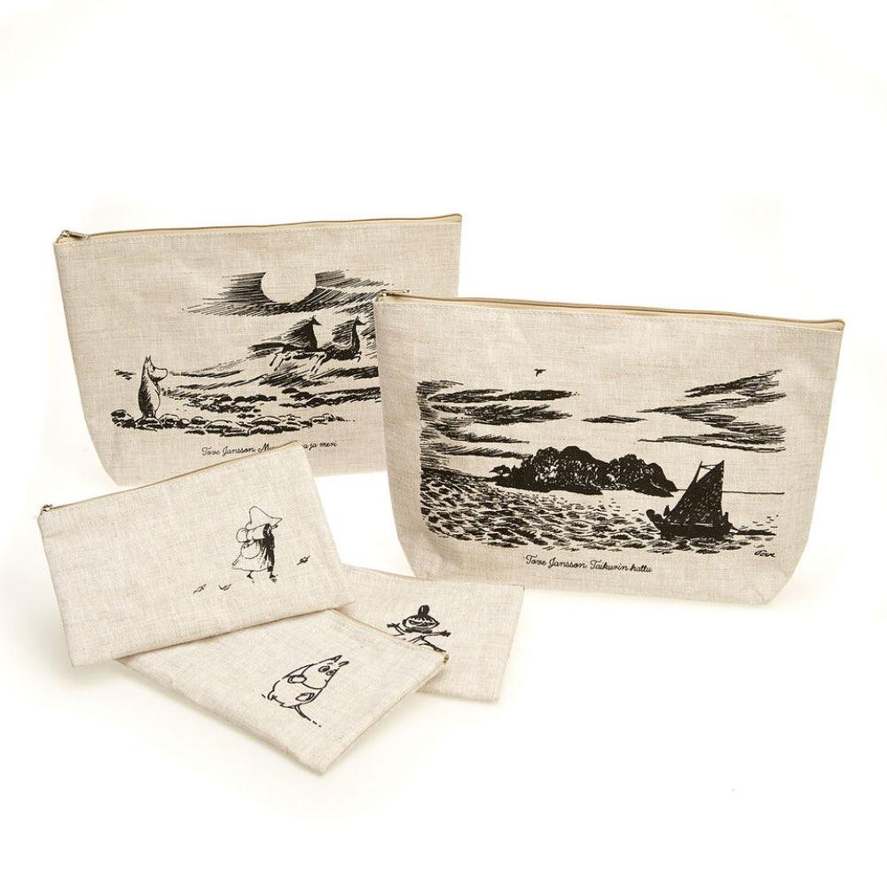 Moomin Cosmetic Bag Sailing - Piironki Moomin Shop Maroc