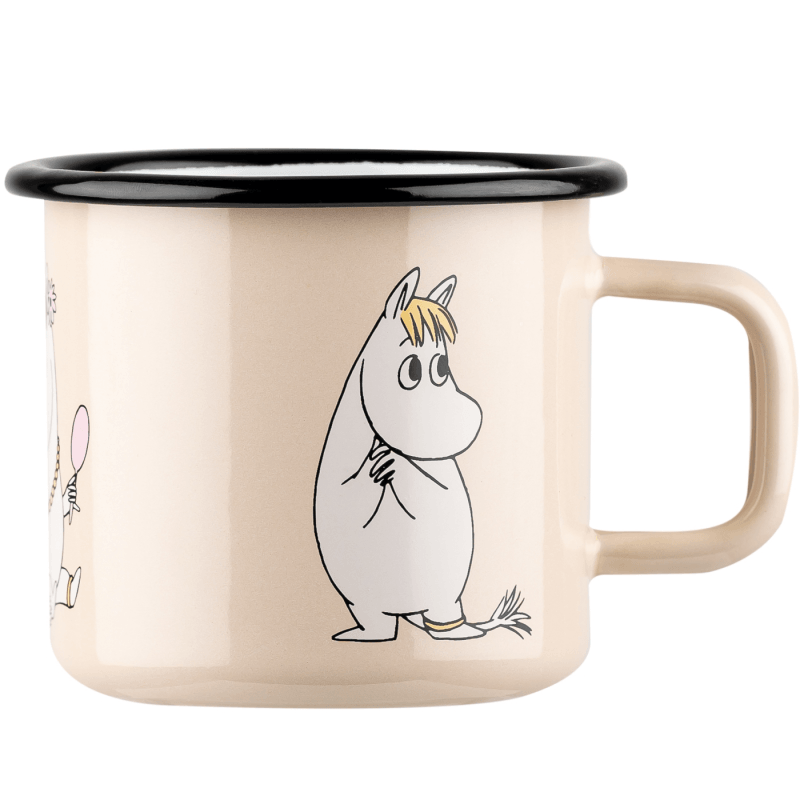 Moomin Enamel Mug 3,7 dl Snorkmaiden Retro - Muurla Moomin Shop Maroc