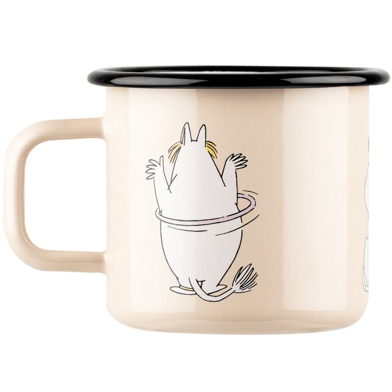 Moomin Enamel Mug 3,7 dl Snorkmaiden Retro - Muurla Moomin Shop Maroc