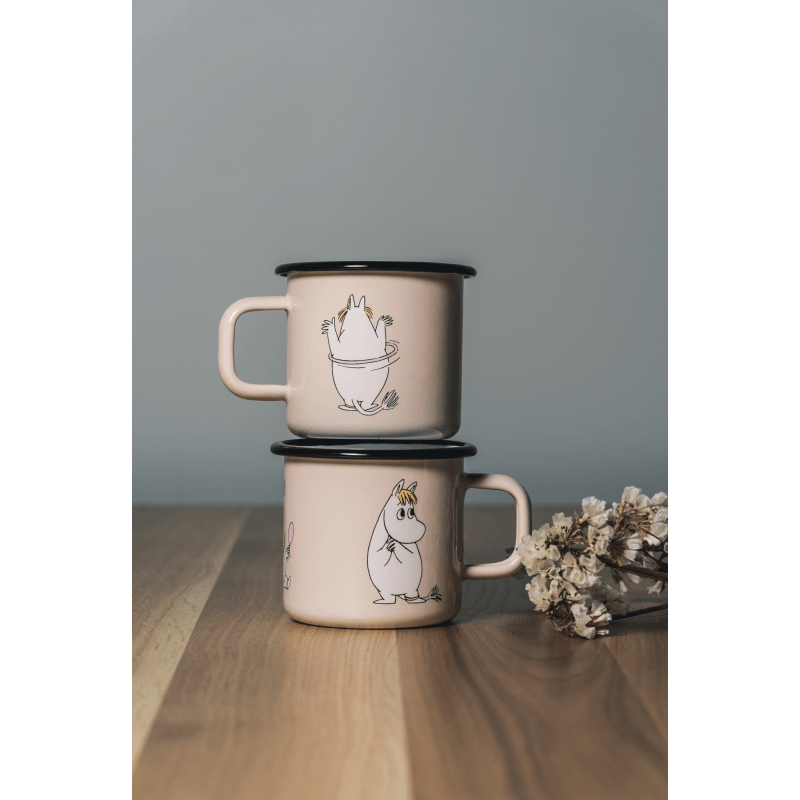 Moomin Enamel Mug 3,7 dl Snorkmaiden Retro - Muurla Moomin Shop Maroc