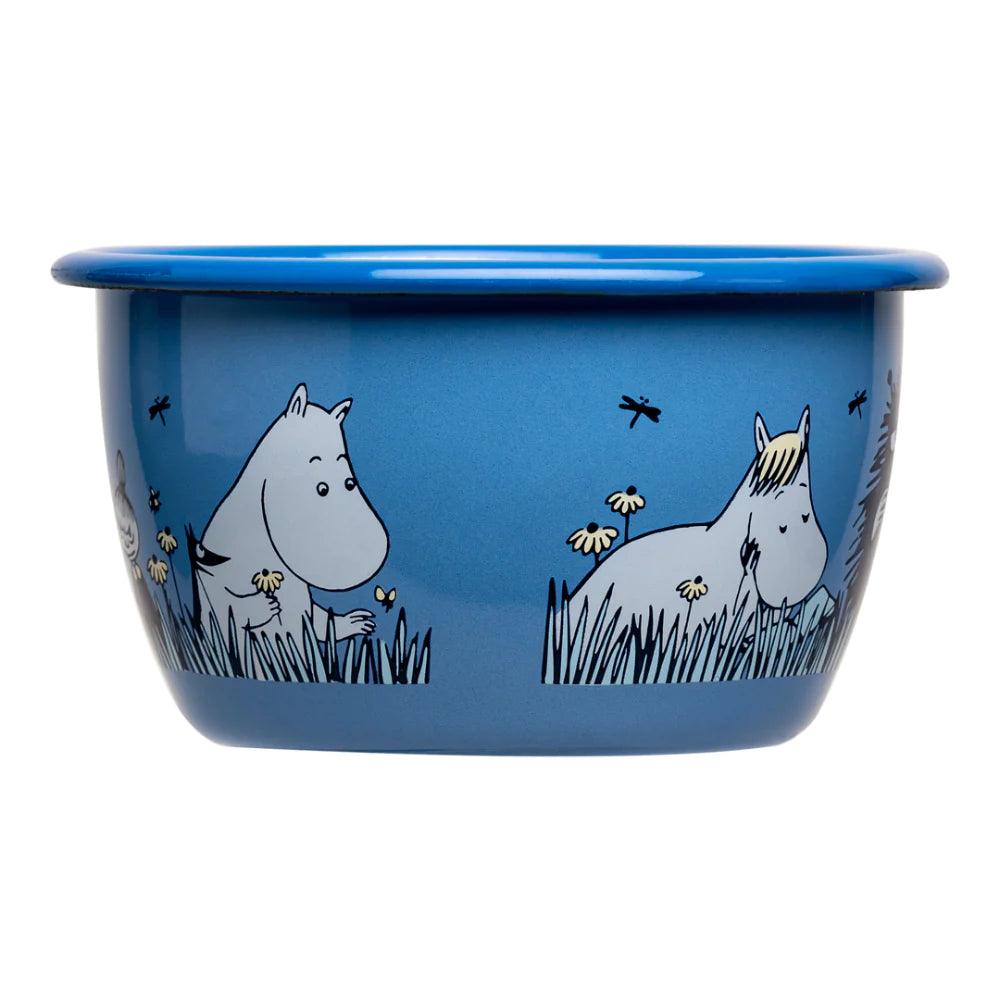 Moomin Friends Enamel Bowl 3 dl - Muurla Moomin Shop Maroc