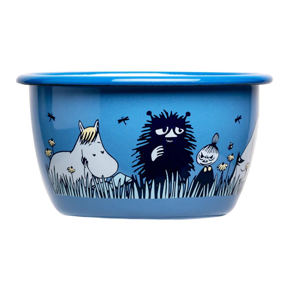 Moomin Friends Enamel Bowl 3 dl - Muurla Moomin Shop Maroc