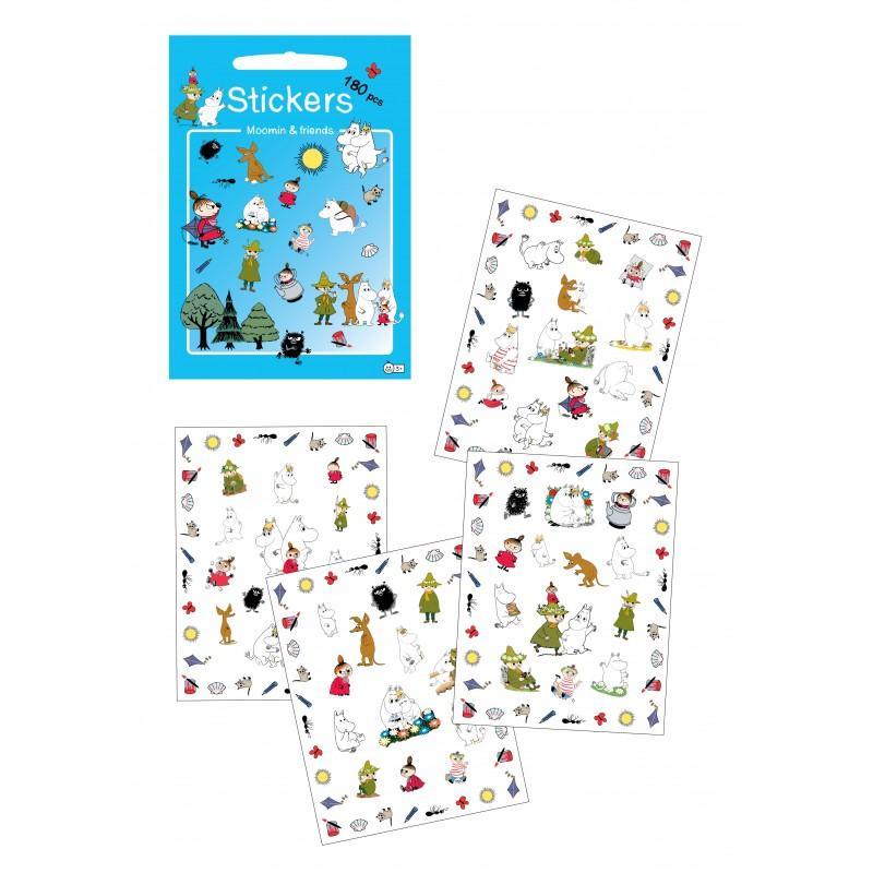 Moomin Friends Stickers - Barbo Toys Moomin Shop Maroc