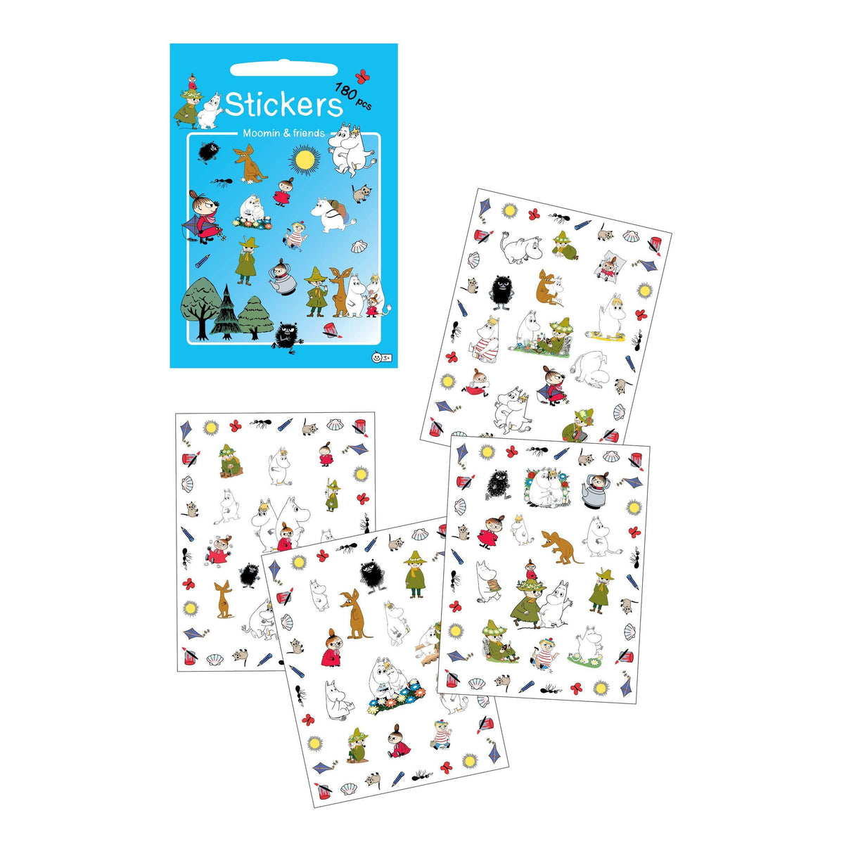 Moomin Friends Stickers - Barbo Toys Moomin Shop Maroc