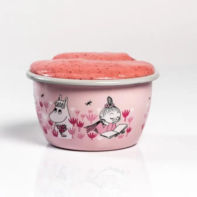 Moomin Girls Enamel Bowl 3 dl - Muurla Moomin Shop Maroc