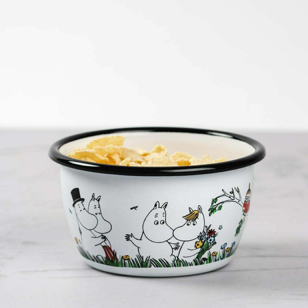 Moomin Happy Family Bowl 3 dl - Muurla Moomin Shop Maroc